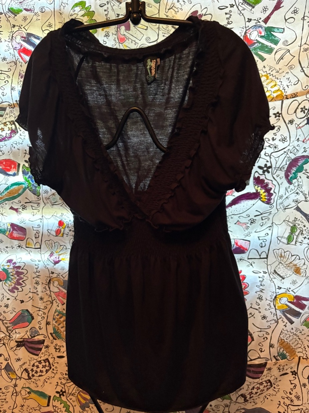 Peasant style tunic top